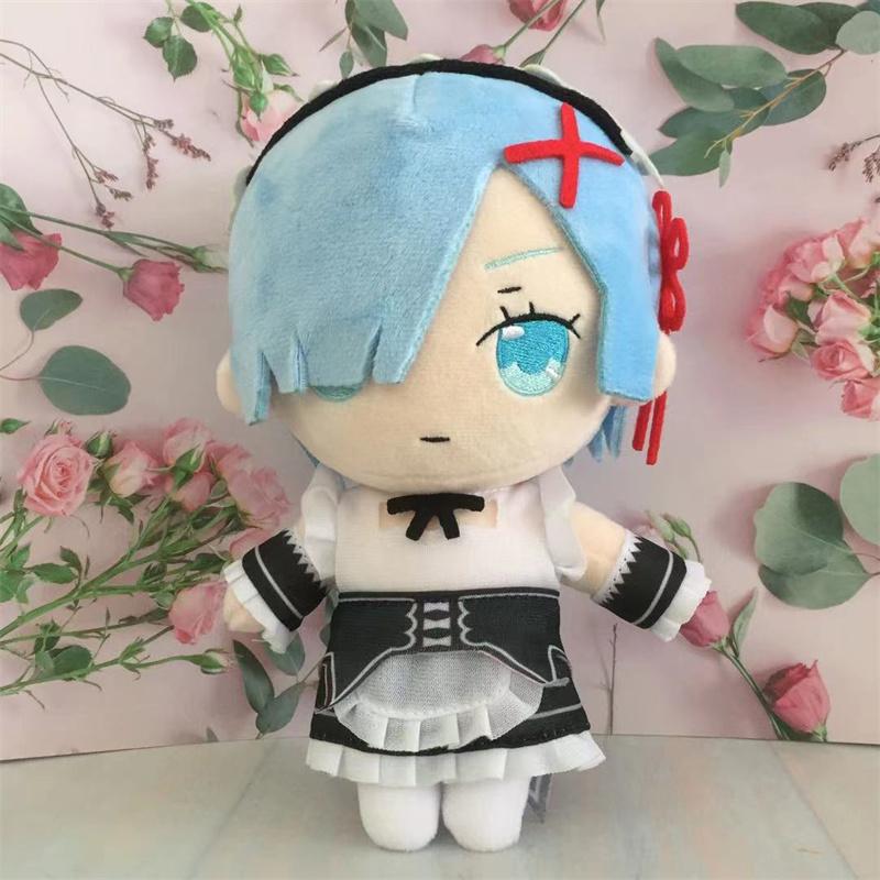Re:Life In A Different World From Zero Plush Doll Toy Rem Ram Cute Soft Stuffed Pillow Kids Gift 20cm Cosplay