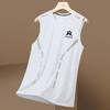Herren Quick-Dry Eis Seide Sport Tanktop - Breites Schulterfreies Fitness Shirt