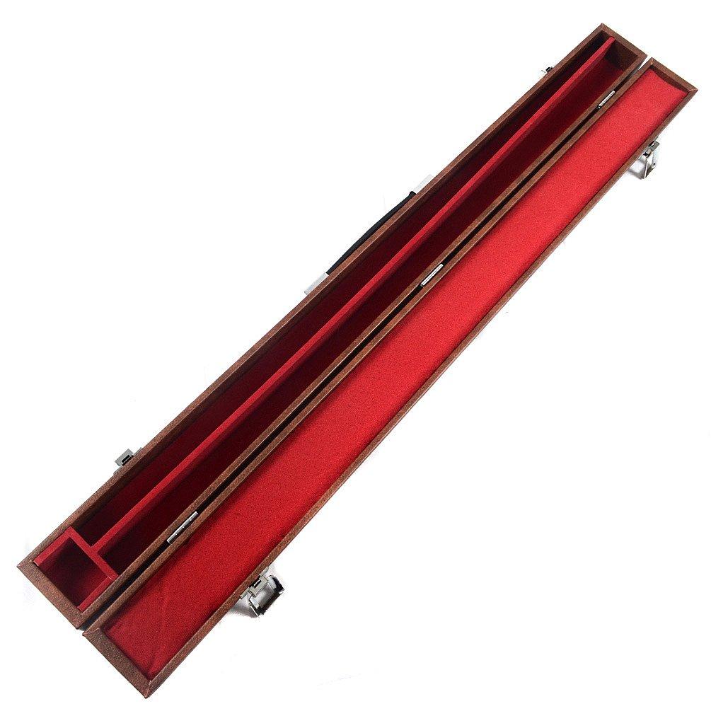 Cuesoul Jointed Pool Cue R306 1/2 Case, Brown,