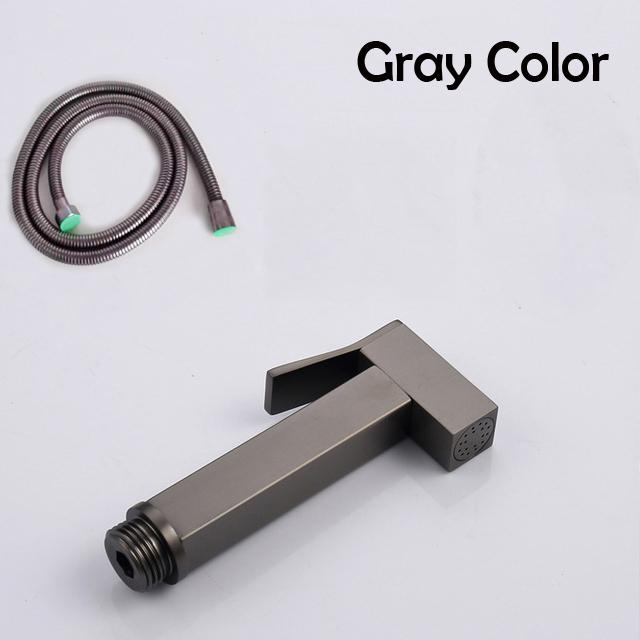 Brass Handheld Toilet Bidet Sprayer Set Accessories Black Bidet Faucet for Bathroom Sprayer Shower Head Self Cleaning Gold Color