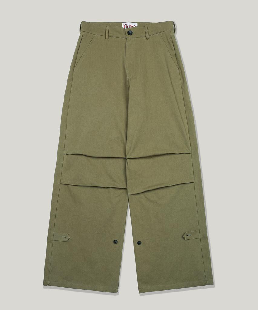 Peullojeulum Flare Button Pants [Khaki]