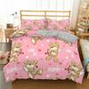 3D Teddy Bear Bedding Set White Polar Bear Bed Linen Teens Women Single Twin Queen King Full Size Duvet Cover 3pcs Bedclothes