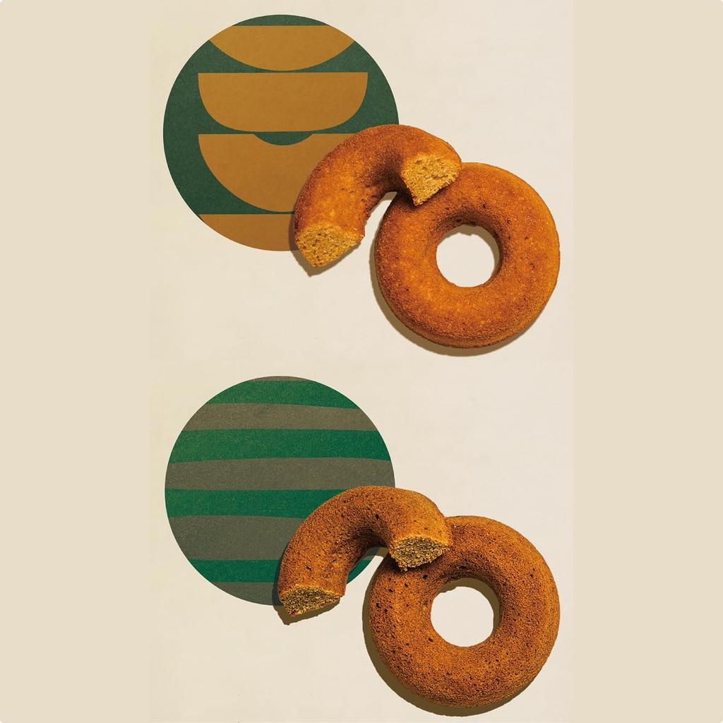 OKARAT Okara Donut VEGE 12 Pieces Low Sugar Gluten No White Low Calorie Snack Carb, Free, Free, Sugar, Diet, (Mix)