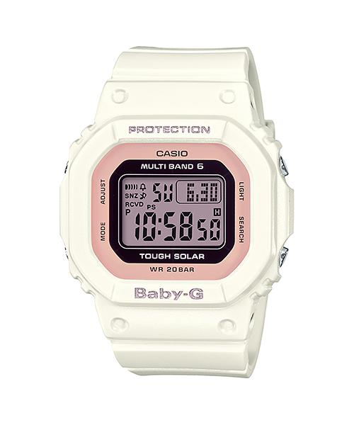 Casio Men s Resin 200M Water Resistant Shock Resistant Alarm Quartz Watch BGD-5000-7D белый