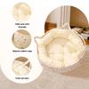 Donut Cat Bed Round Small Dog Bed Cat Nest Scratch Pad Cushion Nest For Calming Sleeping Small Dogs Kitten Scratching Home Decor