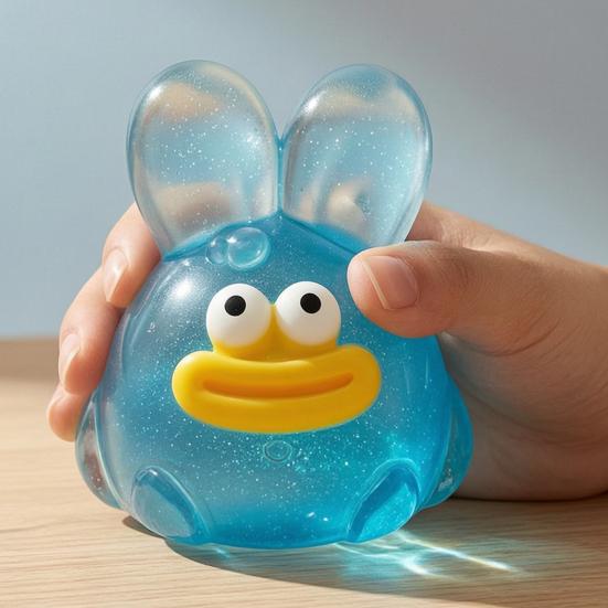 Kawaii Squeeze Toy, Soft TPR Stress Ball for Anxiety, Slow Rising Decompression Fidget, Cute Gift for Kids
