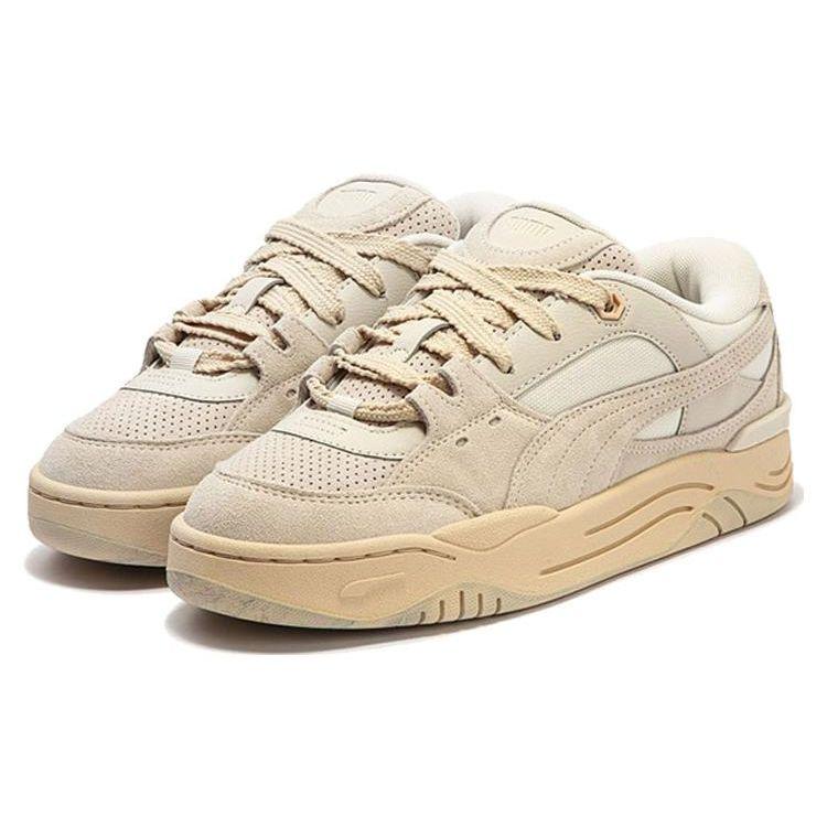 Puma Comfortable Versatile Shock Absorbing Durable Low-Top Sneakers Unisex Sneakers White 394798-02