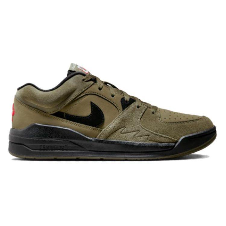 Air Jordan Jordan Stadium 90 Olive Black Men Sneakers Green Medium-Olive University-Red HF5258-201
