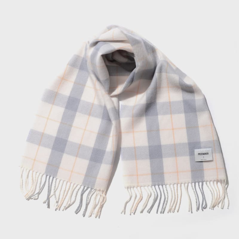 

PIECEMAKER CHECK BLEND MUFFLER S (SKY BLUE) FREE