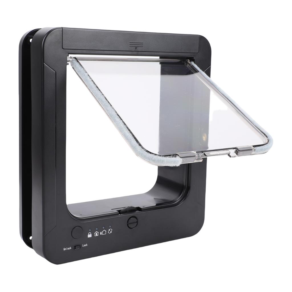 Inteligentne Drzwiczki dla Kota Inteligentny Automatyczny Czujnik Klapka dla Kota Brama dla Zwierząt Aktywowana Obrożą Wejście dla Psa Kota ze Zdalnym Sterowaniem