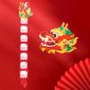 Cute Folding Red Packet National Style Cartoon Red Bag Zodiac Dragon Red Envelope  New Year