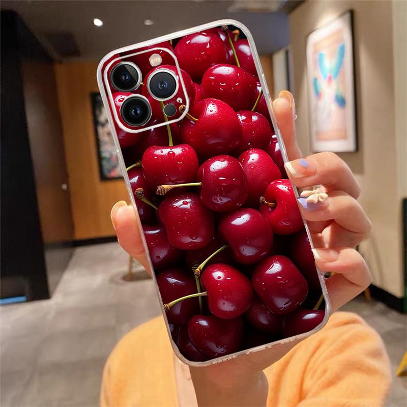 

Чехол для телефона с фруктами для iphone 15 14 Pro Max 13 12 11 Pro Max XSMax XR 12 13 mini 14 Plus iphone 13