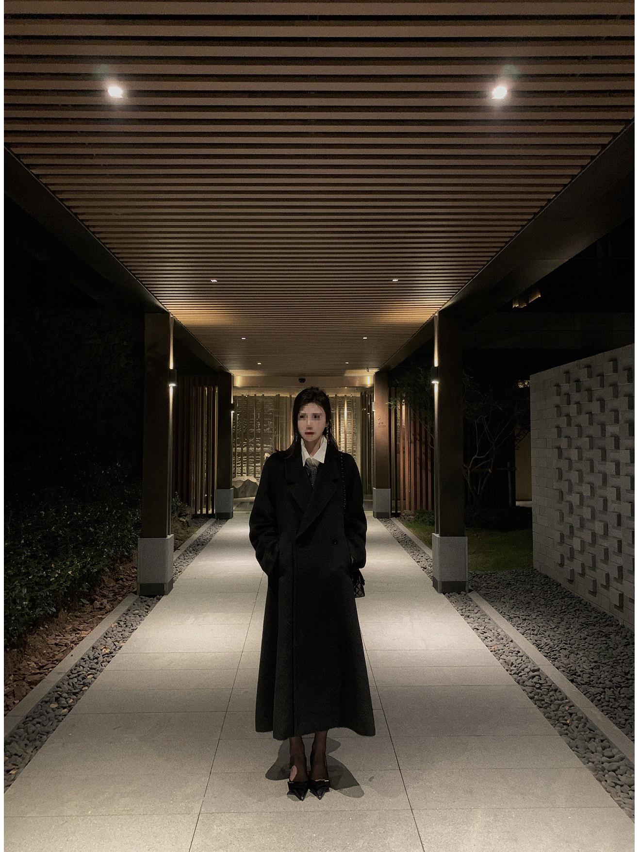 

ASM ANNA Элегантное зимнее длинное шерстяное пальто 38 (In Stock)