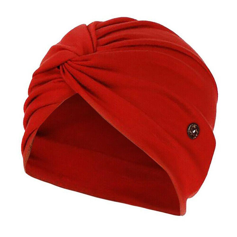 Fashion Ear Protection Elastic Hair Loss Hat Head Wrap Cancer Chemo Cap Muslim Turban Bandana Scarf