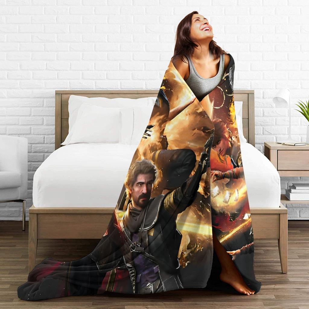 Clair Obscur Expedition 33 Maelle Blanket Quality Super Warm  Bedding Throws Winter Camping Living Room Pattern Bedspread