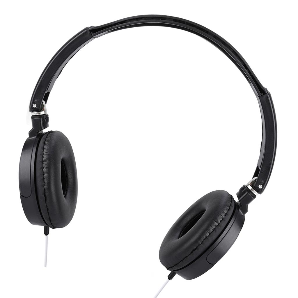 Foldable Compact Wired Headset Stereo HiFi Music Headphone
