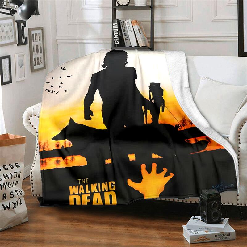 1pc Blanket The Walking Dead Daryl Dixon3 Print Design, Lightweight Blanket for Sofa, Bed- Soft &Warm, Gift for All Seasons like Christmas, Halloween