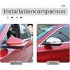 2X For Benz C E S GLC W205 X253 W213 W222 Rearview Mirror Side Mirror Cover Trim