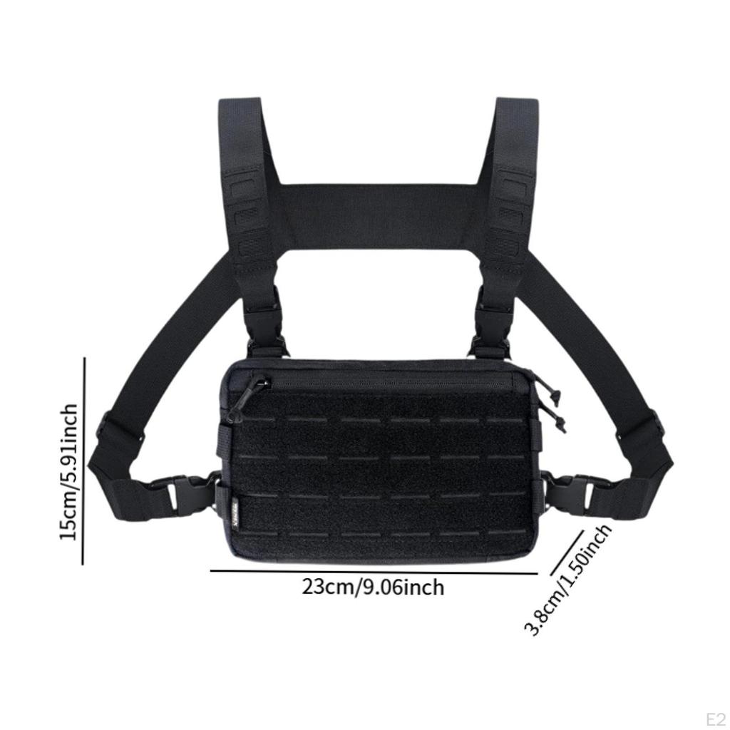 Chest Pack Utility Waterproof Pouch for Workout Cycling Rock Climbing