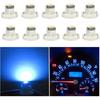 WLJH 10x Ice Blue T4.2 Neo Wedge Led 3030 Chip 10mm Base Car Trument Cluster Led Bulb Dashboard Gauge Bulb HVAC AC Heater Climate Control Lamps