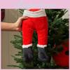 Santa Claus Leg Christmas Door Decor Plush Holiday Home Decoration