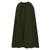 Gothic Open Front Hooded Cardigan Women  Long Coat Solid Color Cloak Cape Winter Outdoor Jackets