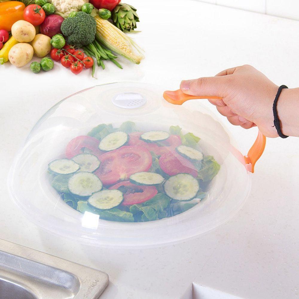 Dish Round For Microwave Food Preservation Fresh-keeping Lid Dish Cover Oil Proof Cover Heating Lid