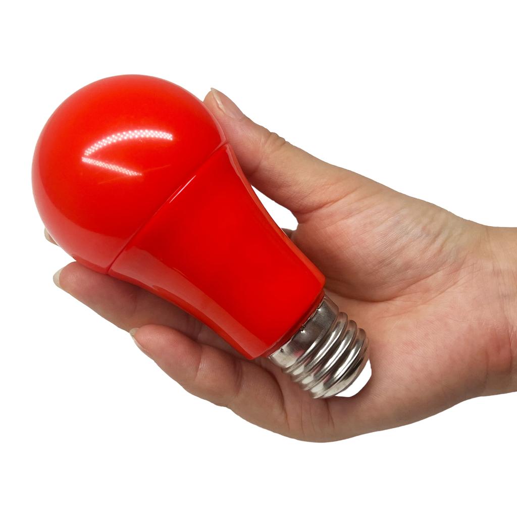 Farbige LED-Glühbirnen A65 5W Globusleuchten E27 Fassung B22 7 Farben Weiß 110V 220V 240V Kunststoffbirne Dekorativ für Wohnzimmer