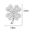 Ostory Sparkly Lapel Formal Pin Breast Pin Tack Tie Fashion Jewelry Brooch, Clover, Pin, Women's, Men's, Brooch, Pin, Brooch, Decoration, Badge, Pin,