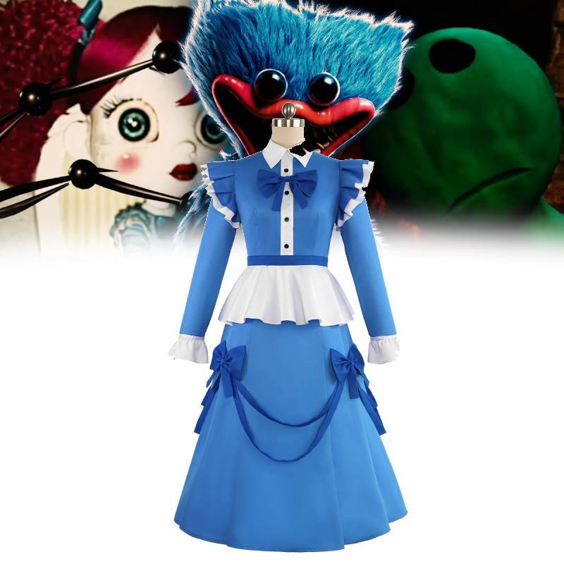 Poppy Playtime Cosplay Costume With Polyester Fabric For Halloween Role Play