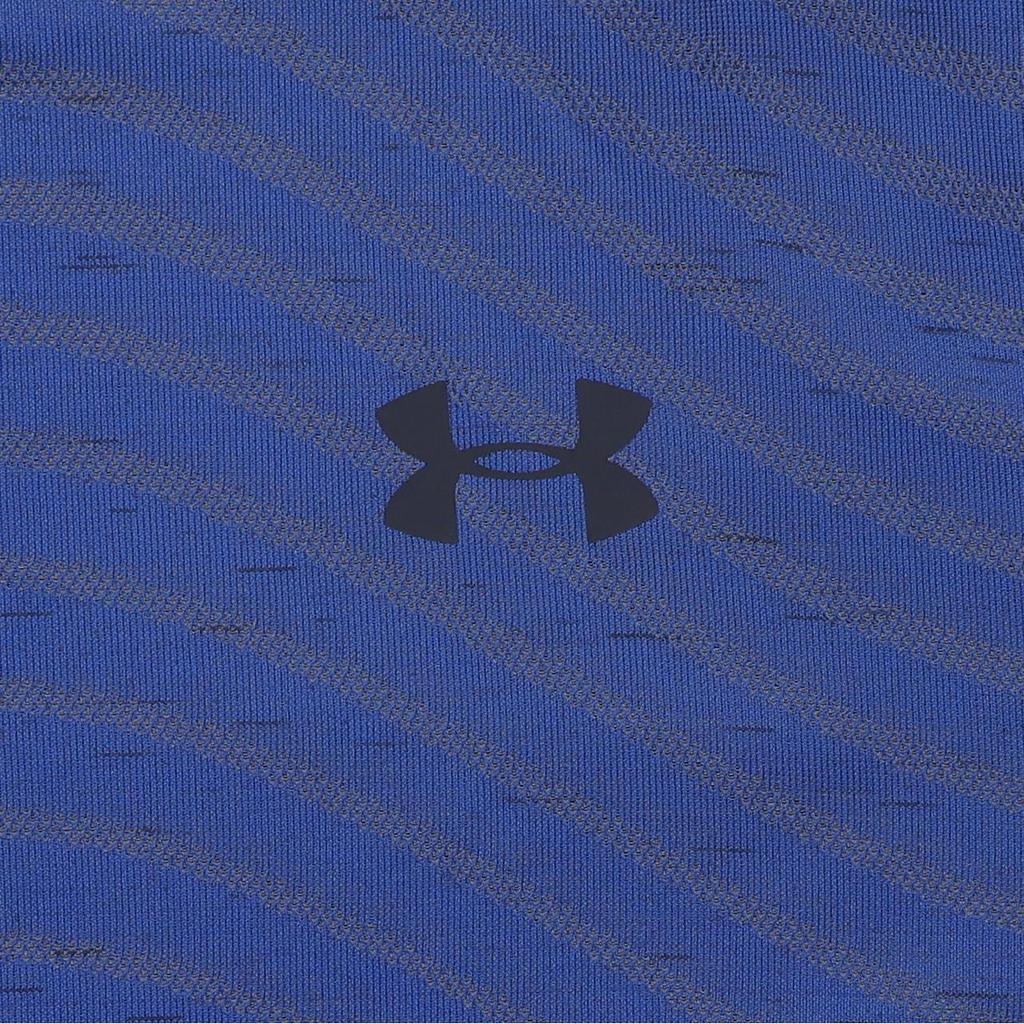 Under Armour Training Slim Fit Crew Neck Short Sleeve T-Shirt Men Tops Blue 1351450-400