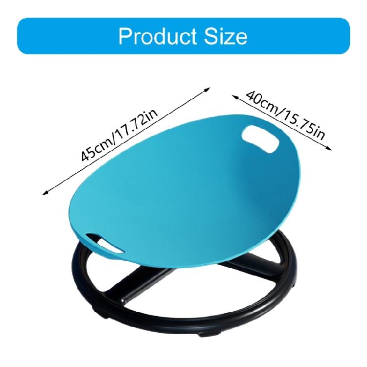 Sedia Girevole Sensoriale con Base Antiscivolo Sedile Spinner Giocattolo Sit and Spin Calmante per Allenamento di Equilibrio e Coordinazione