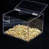 10Pcs Transparent Door Hinges Clear Furniture Hardware Durable Folding Hinge  DIY Cabinet Door Box