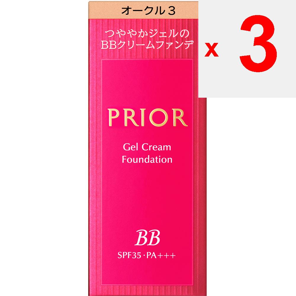 Shiseido Prior BB Gel Cream N Ochre 3 30g Foundation (BB) After Conditioning the Skin with a Skincare Product, Take a Fingertip-sized Amount of a Pear