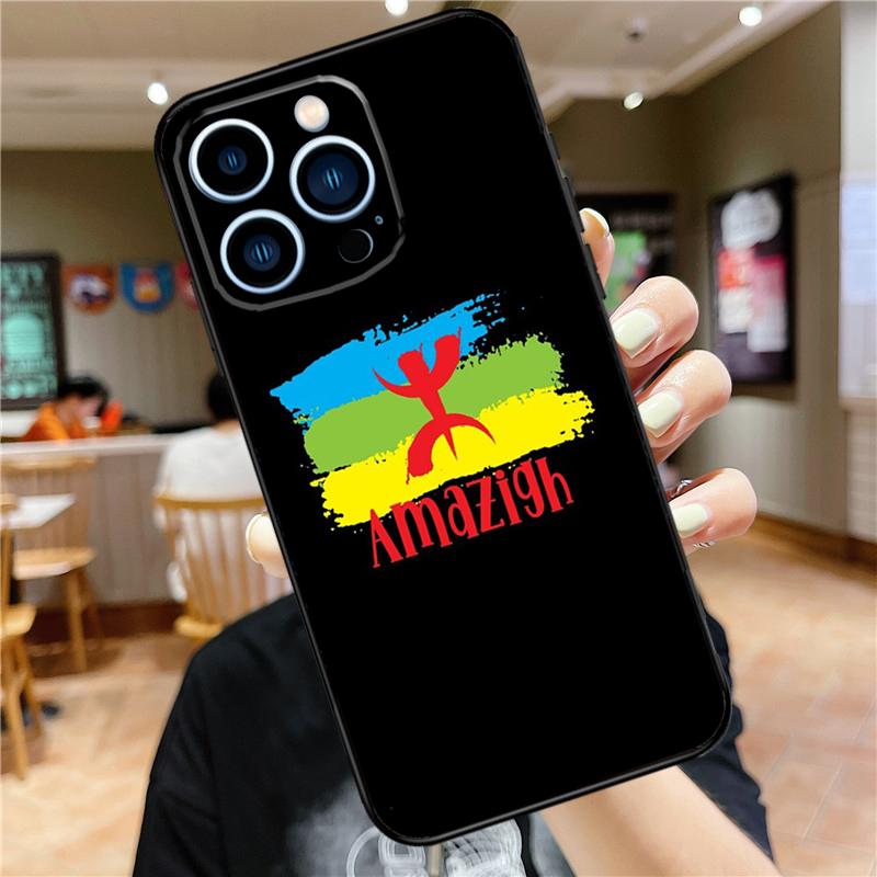 Amazigh Symbol Berber Academy Case For iPhone 17 Pro Max 16 15 14 11 12 13 Mini Plus 16e 17 Air Bumper Cover Accessories