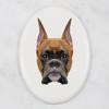 Bokser, Boxer I -Płytka Ze Zdjęciem I Napisem Geometryczna Marki Art-Dog