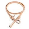 Elegant Bow Elastic Elastic Belt Spring Vintage Premium Classic Metal Chain Waist Accessories