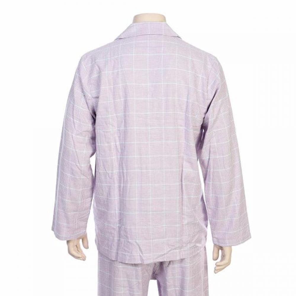BARBARA Men S Violet Check Pajama Amp4992b