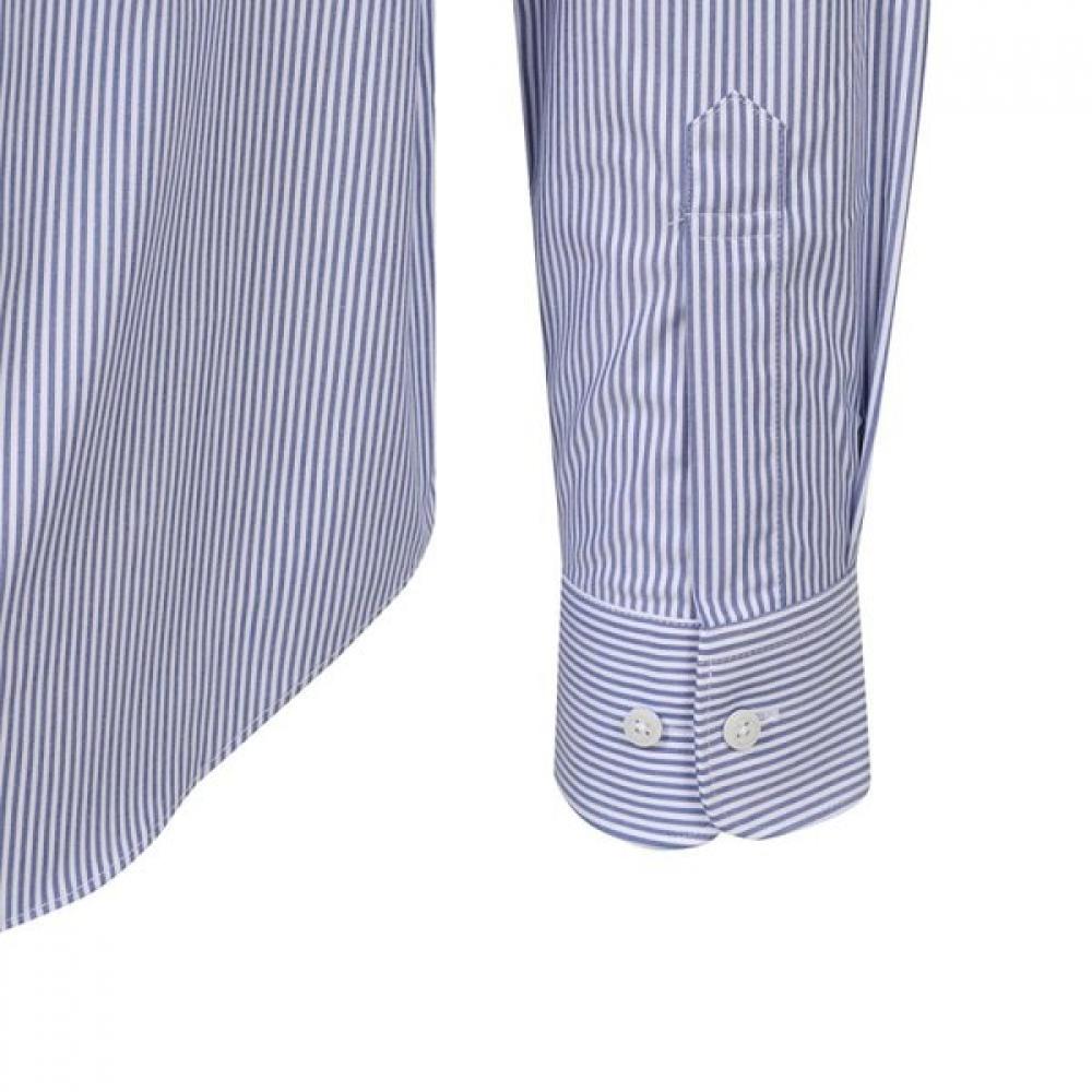 Daks Men S Linen Blend Micro Stripe Regular Fit dreSS Shirt dmS3Shdl121b1
