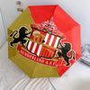 1 PC Automatic Folding Umbrella - Sunderland Afc Pattern Portable Foldable Design With 8 Ribs Christmas Birthday Gifts