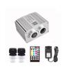 2 Port 16W Meteor Ceiling Car Roof Shooting Star Light LED Fiber Optic Light Starry Sky Lamp APP Music Remote Control Kit