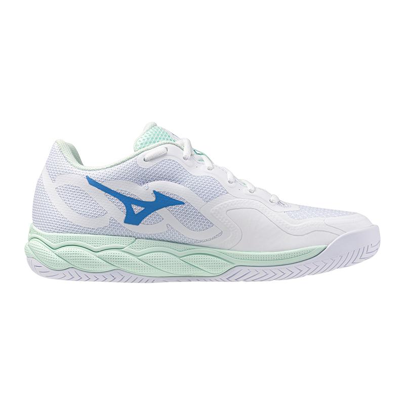 Mizuno Wave Enforce Court Удобная амортизация Прочные Дышащие Низкие Теннисные Кроссовки Женские кроссовки Белые 61GA243343