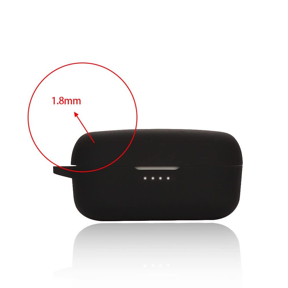HVUYAL Case for Yamaha TW-E3B True Wireless Earphones. Features a Loss Prevention Hook, Lightweight, Scratch-resistant, Shockproof, Dustproof,
