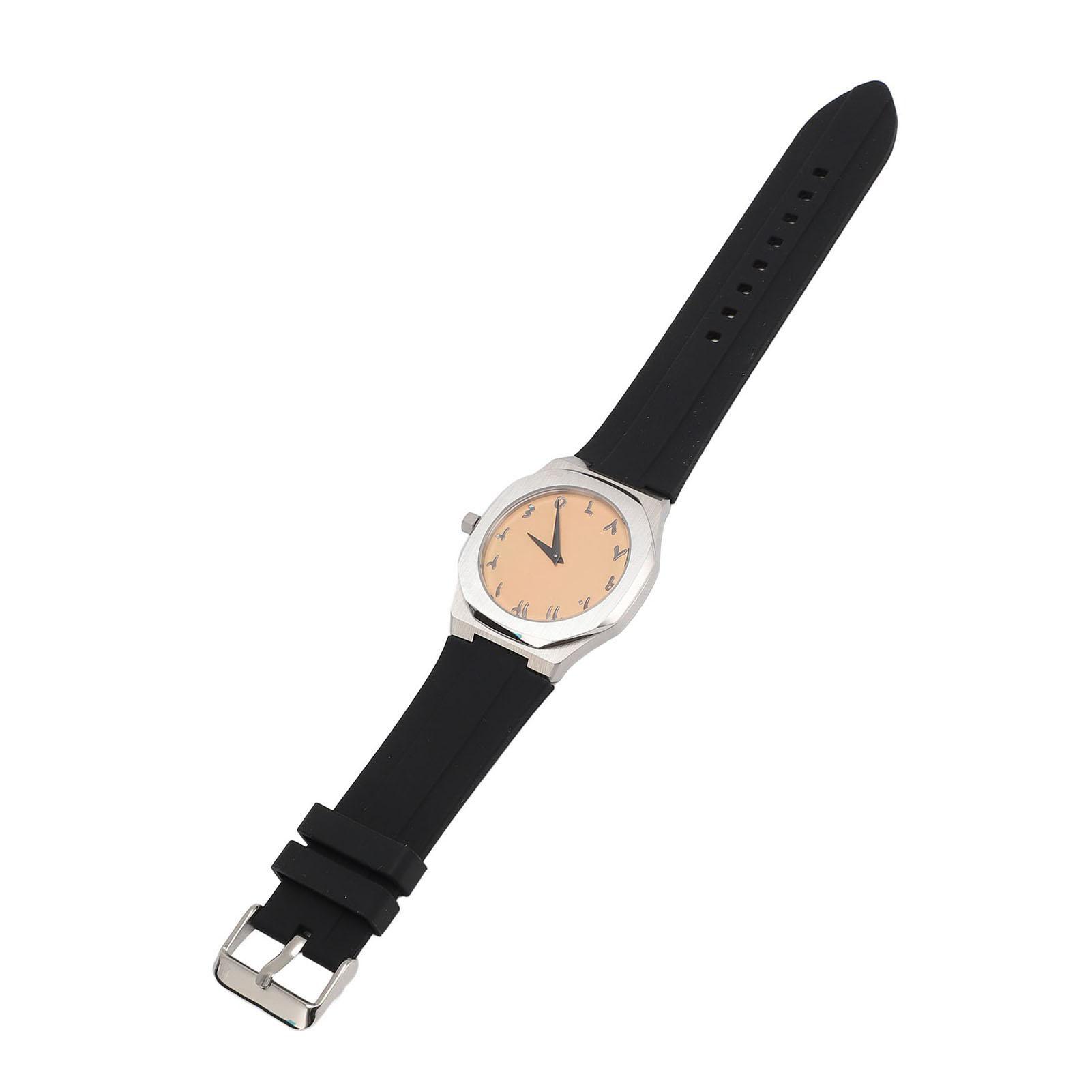 

Quartz Watch Stainless Steel 50m Waterproof Scratch Resistant Luxurious Casual Soft Strap Men Wrist Watch