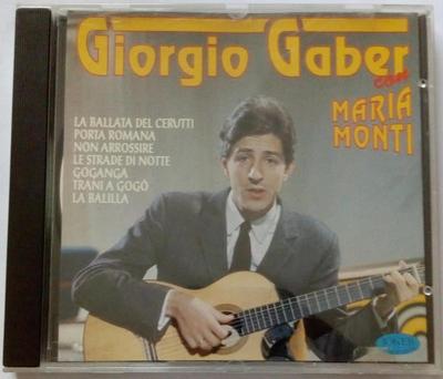 CD GIORGIO GABER, MARIA MONTI - I Successi Di Giorgio Gaber CD10022 Joker La Canzon 1993 Europe Pop Used