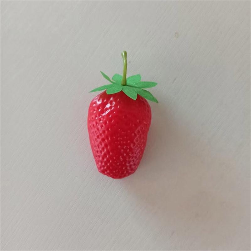 10 Pezzi Fragole Artificiali Realistiche Simulazioni Modello di Frutta Fragole Finte Oggetti di Scena per Esposizione Feste in Cucina Decorazioni per la Casa