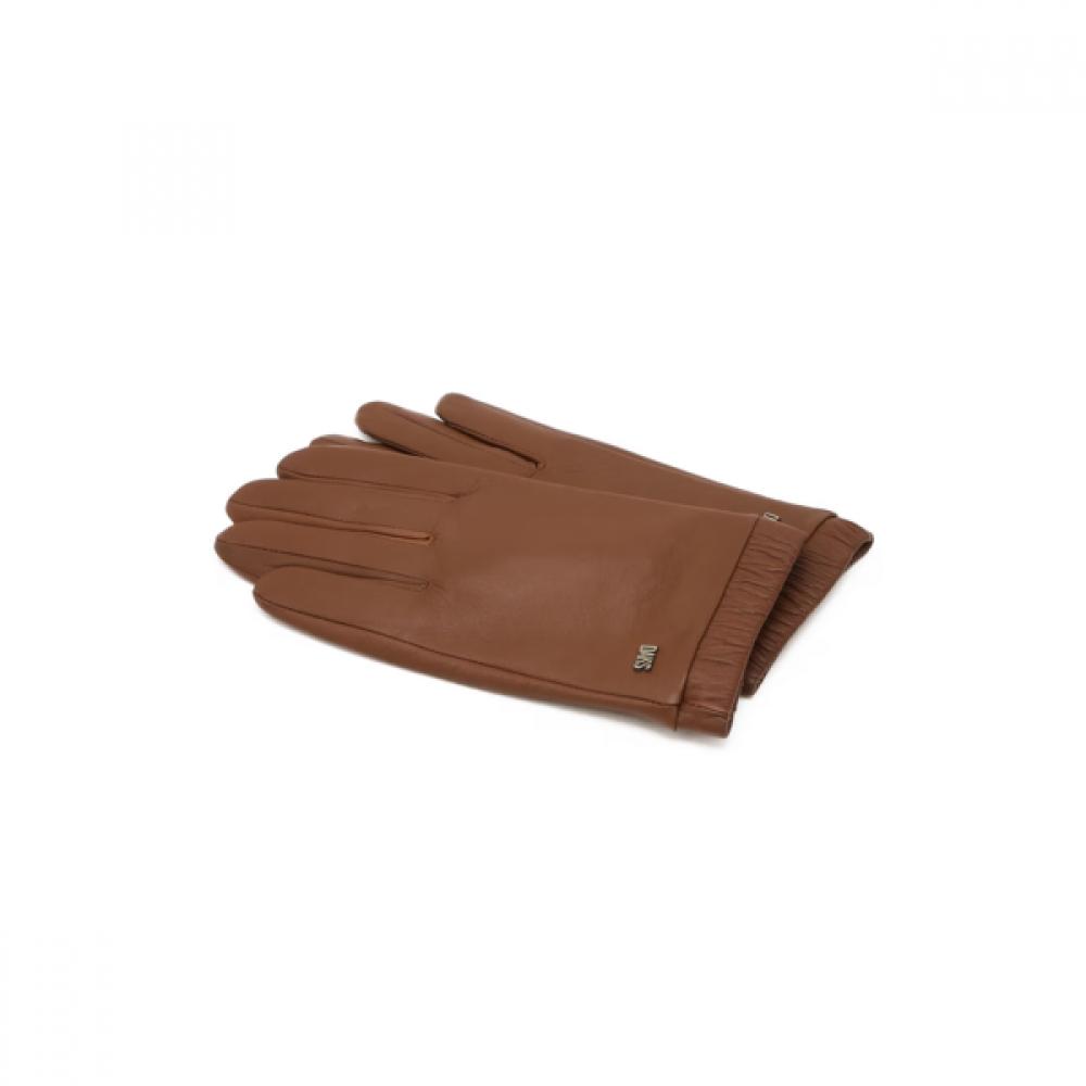 DakS Men S claSSic Logo Leather gloveS Brown Dcgv6f002w2