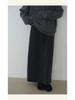 HAVERICE Restaurant Nishino Stroll Classic Casual Slimming Three-Piece Set: Sweater, Short Skirt, and Half Skirt.