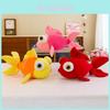 Adorable Large Koi Fish Plush Doll Cuddly Gift For Girls In Bright Colors