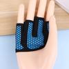 Gym Fitness Four-Finger Half Finger Gloves Silicone Workout Glove Pull Up Power Weight Lifting Grips Hand Plam Protector